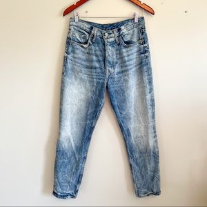 GRLFRND Karolina High-Rise Ankle Jeans, Skinny Fit, size 30 / 10, Faded